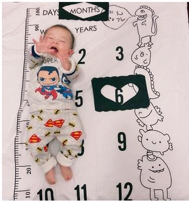 Baby Growth Photo Blanket