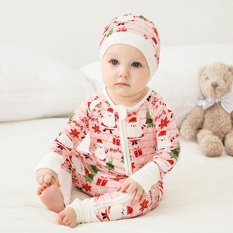 Ins Style Baby Clothes Christmas Jumpsuit