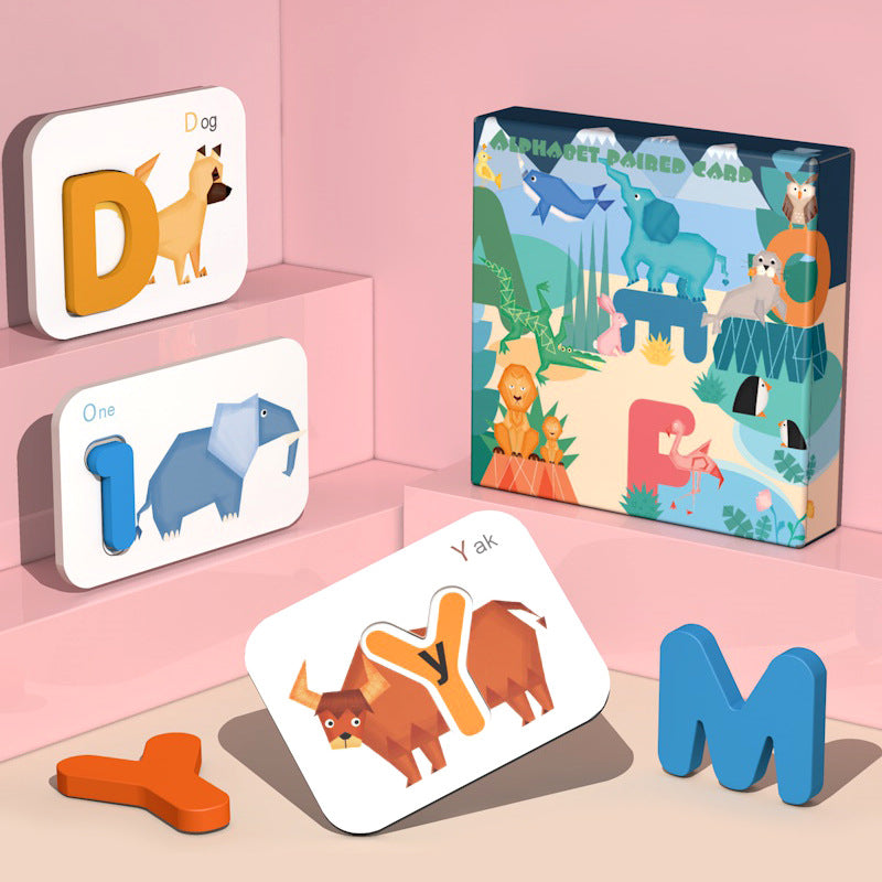 Children's card puzzle early education learning toys