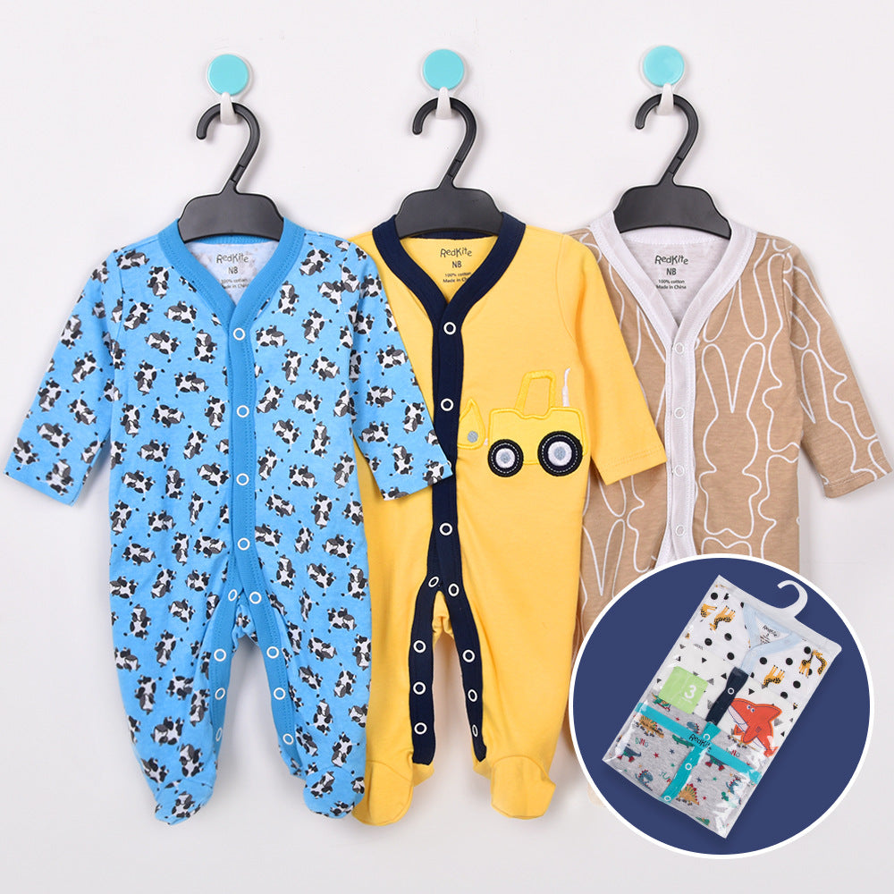 Cotton Double-sided Fabric Long-sleeved overalls