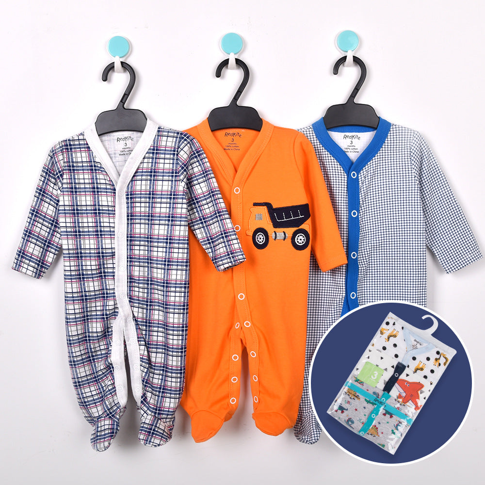 Cotton Double-sided Fabric Long-sleeved overalls