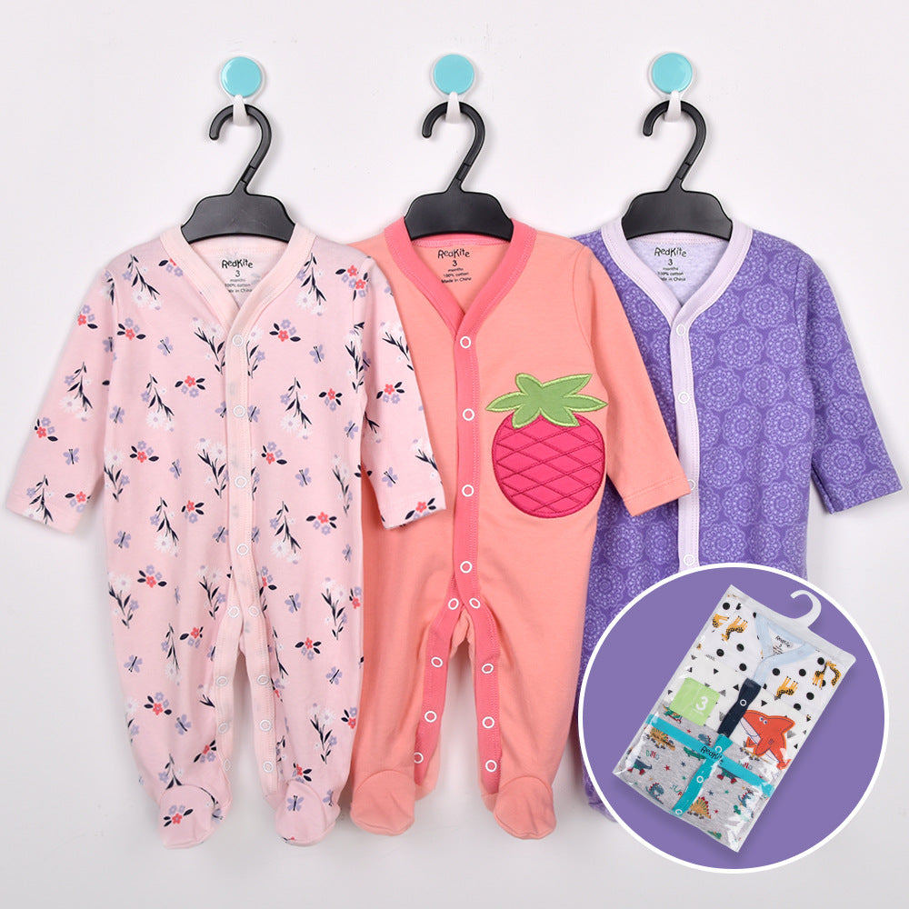 Cotton Double-sided Fabric Long-sleeved overalls