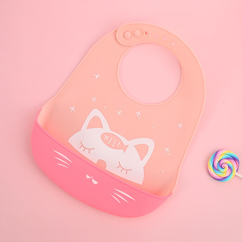 Waterproof Soft Baby Silicone Bibs