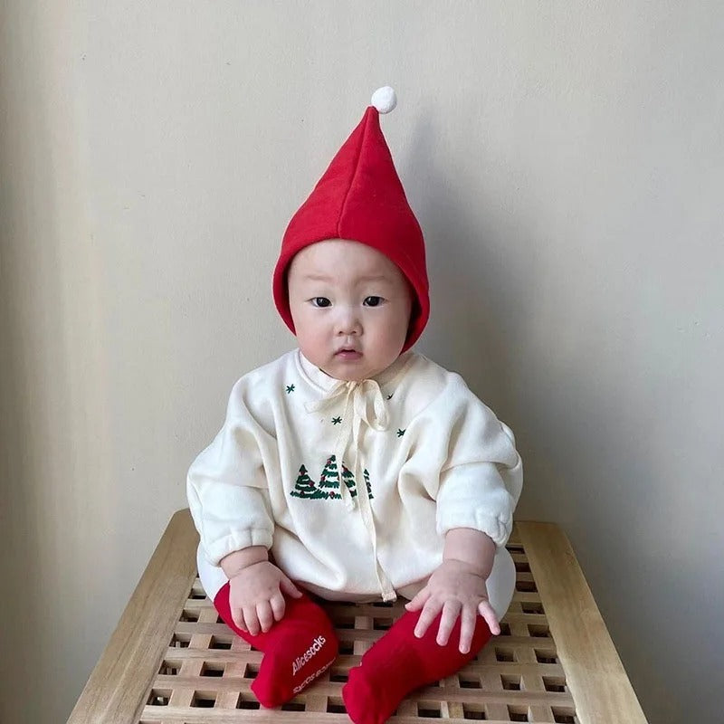 Baby Christmas Fleece-lined Sweater Suit