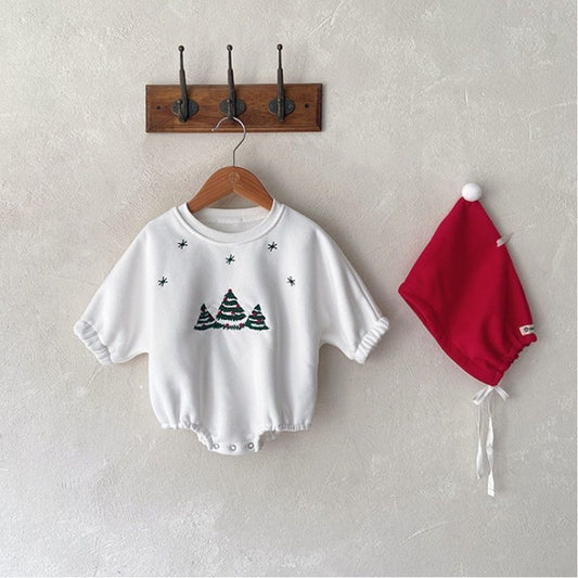 Baby Christmas Fleece-lined Sweater Suit