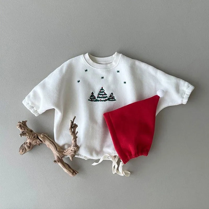 Baby Christmas Fleece-lined Sweater Suit