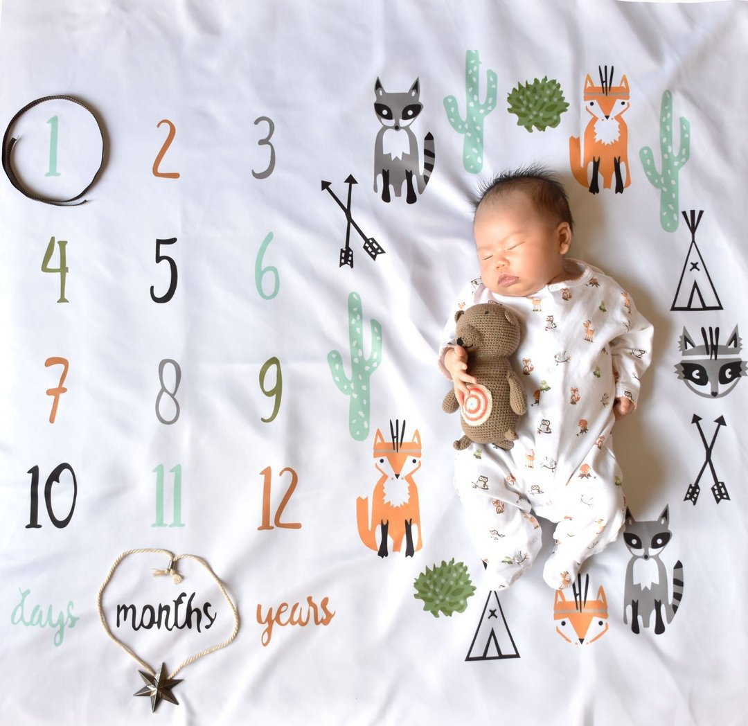 Baby Growth Photo Blanket