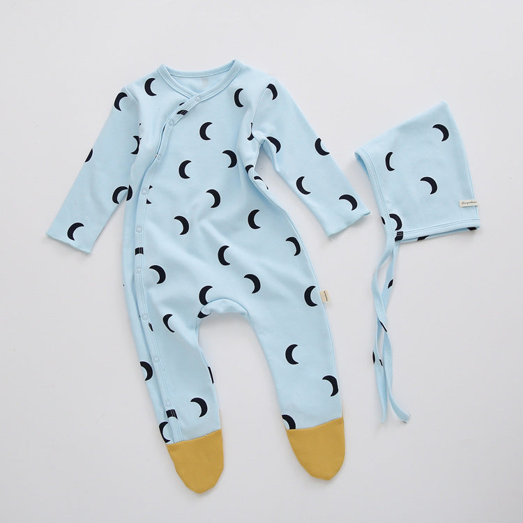 Spring And Autumn New Baby Cotton Pajamas