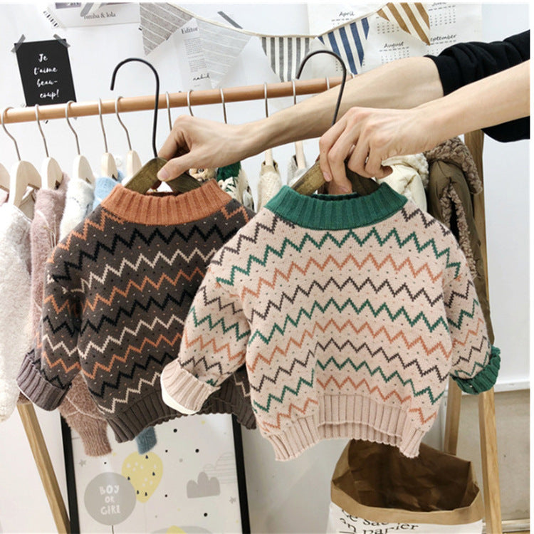 Korean Version knitted wool blouse