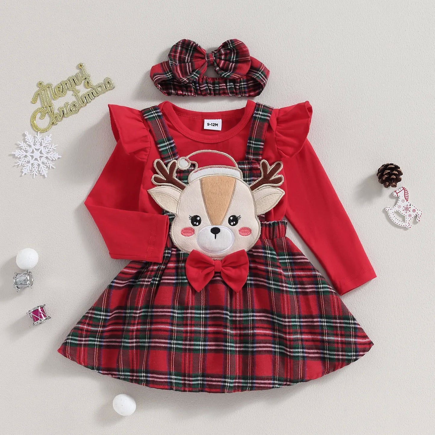 Christmas Newborn Baby Girl Clothing