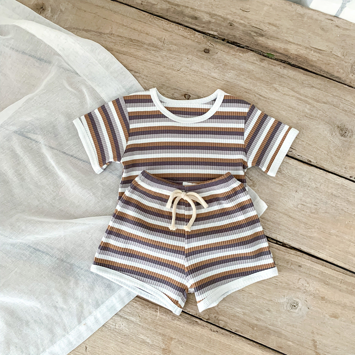 Summer Infant Toddler Striped Two-piece Set