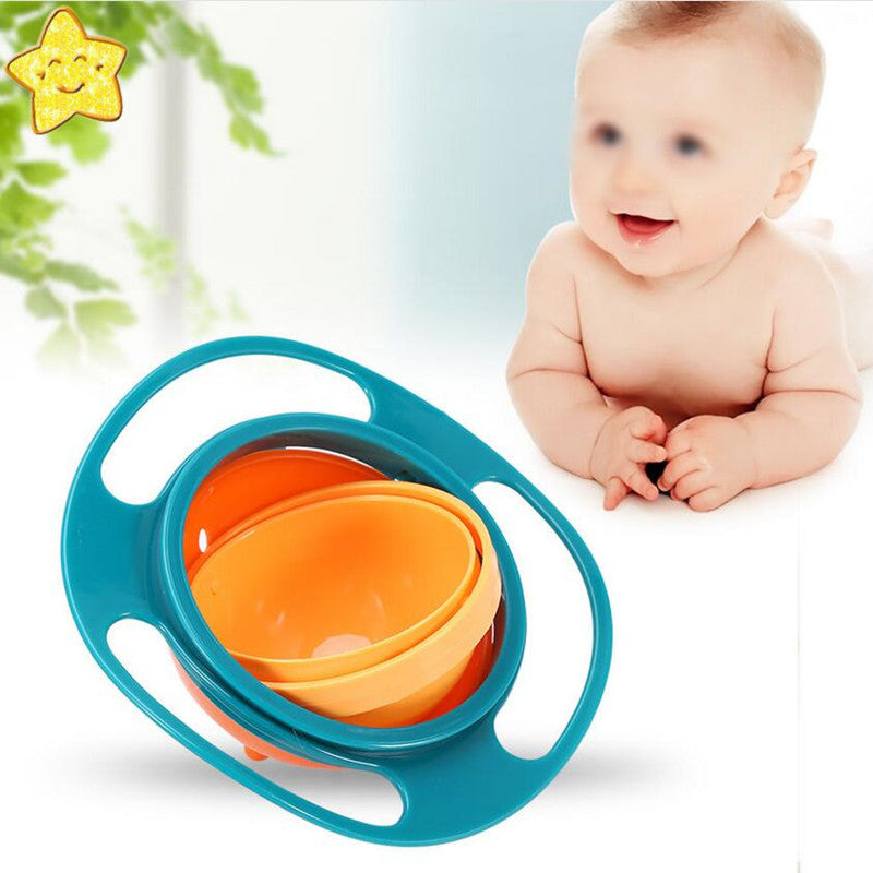 360 Rotate anti spill Feeding Bowl